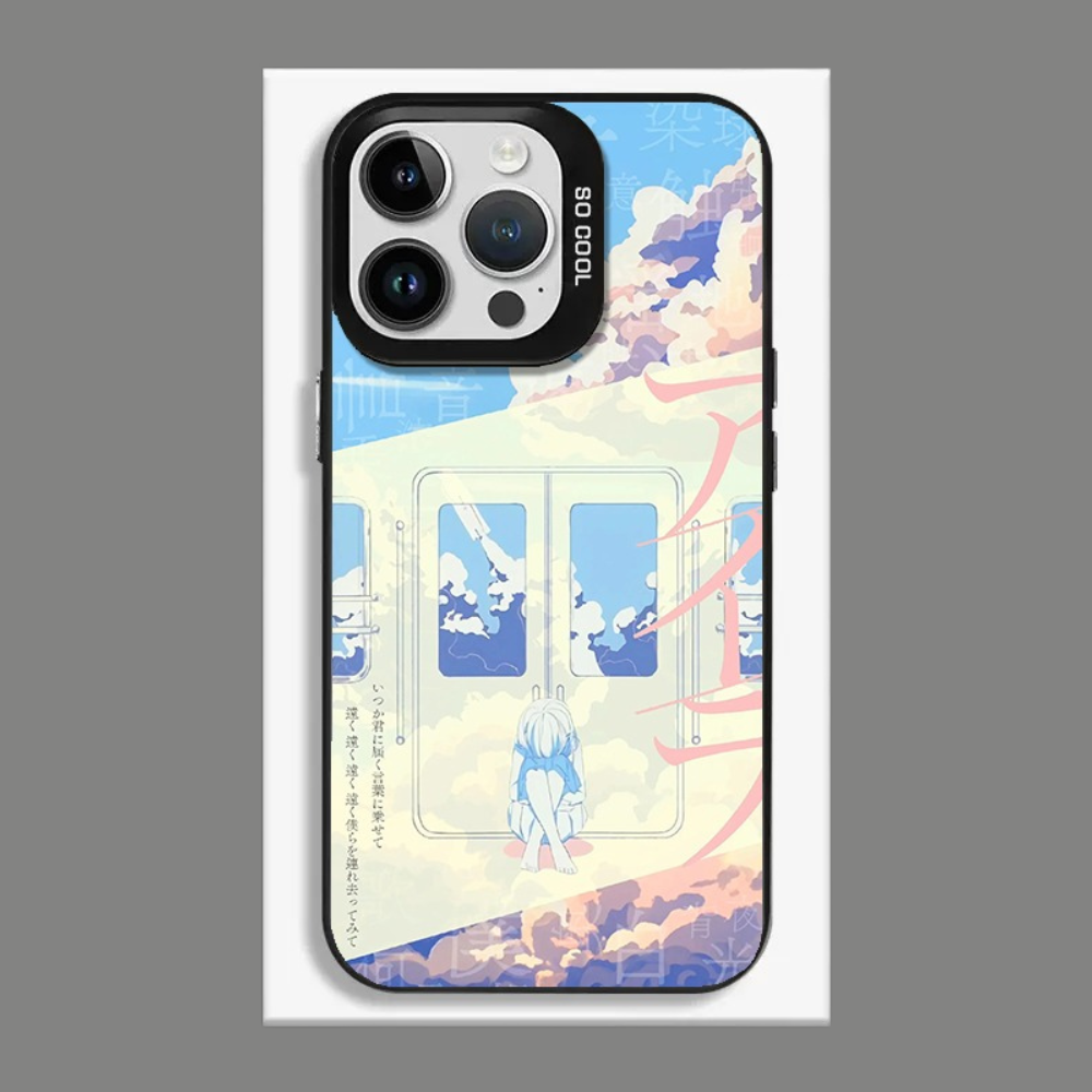 Yorushika彩銀線條漸變防摔手機殼-ZUIHANG SHOP