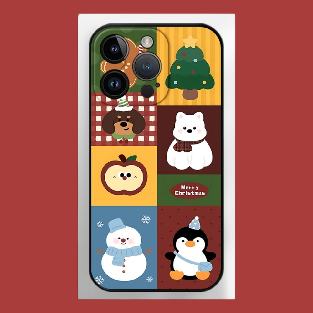 聖誕節液態矽膠全包防摔軟殼-ZUIHANG SHOP