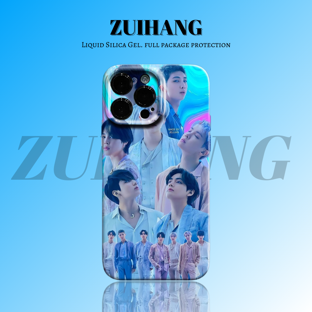 防彈少年團高清彩繪全包防摔菲林殼-ZUIHANG SHOP