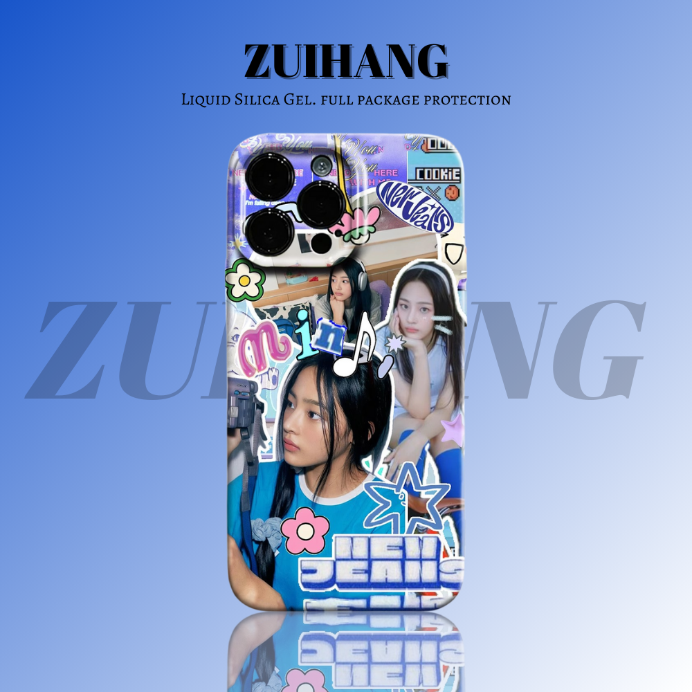 Newjeans高清彩繪全包防摔菲林殼-ZUIHANG SHOP
