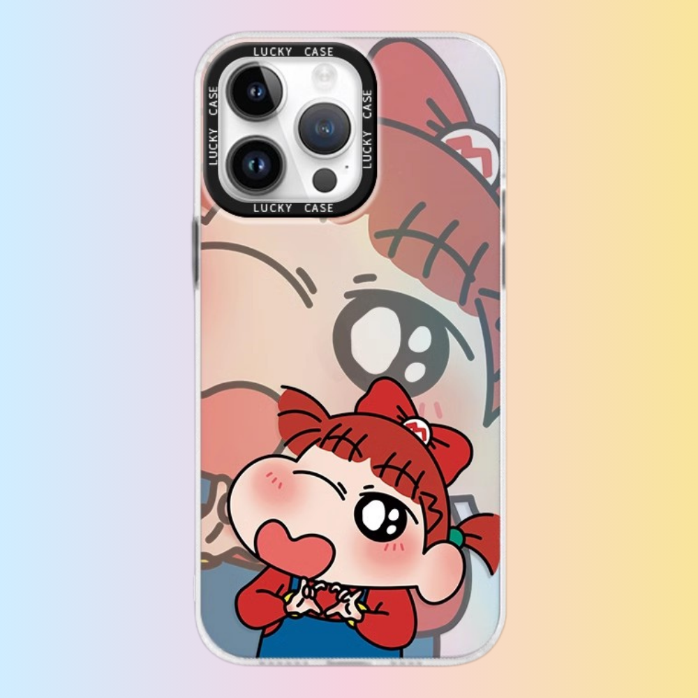 蠟筆小新極光鐳射防摔手機殼-ZUIHANG SHOP