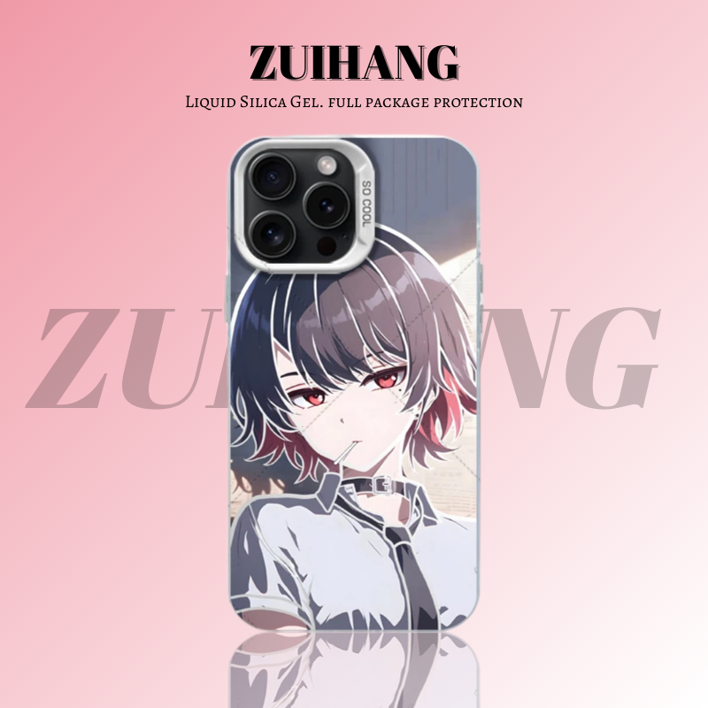 絕區零彩銀線條漸變防摔手機殼-ZUIHANG SHOP