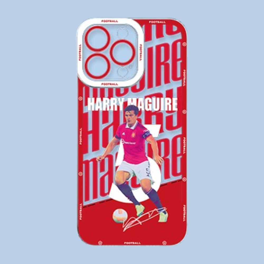 足球明星天使眼透明防摔軟殼-ZUIHANG SHOP