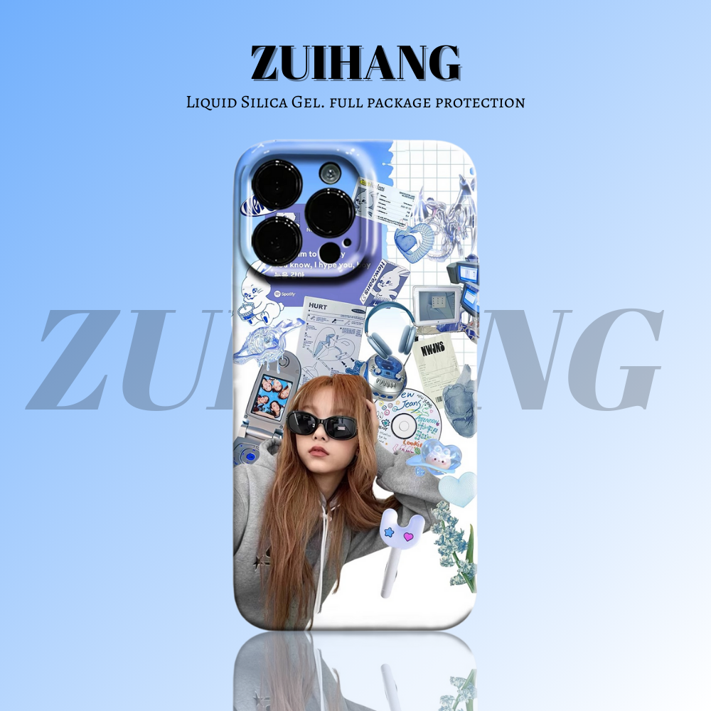 Newjeans高清彩繪全包防摔菲林殼-ZUIHANG SHOP