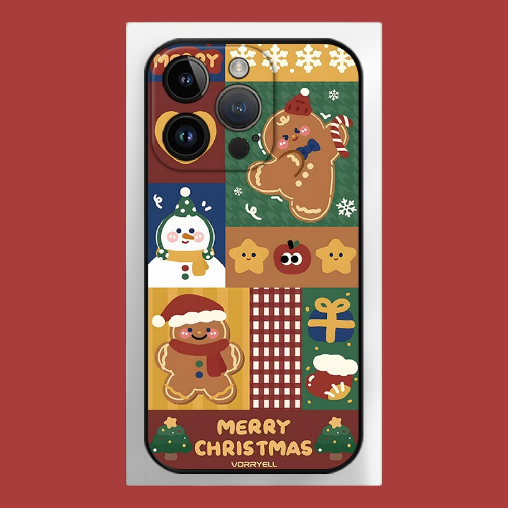 聖誕節液態矽膠全包防摔軟殼-ZUIHANG SHOP