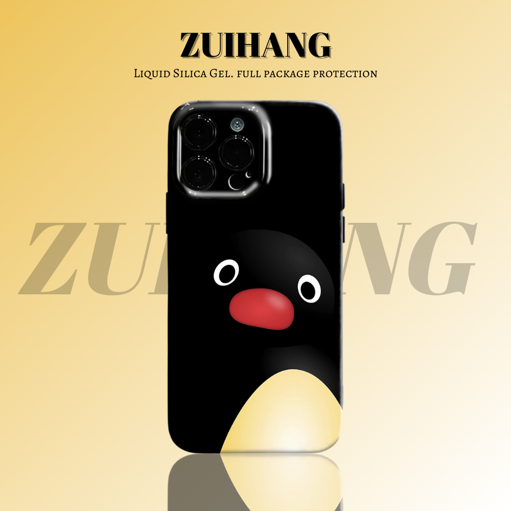Pingu高清彩繪全包防摔菲林殼-ZUIHANG SHOP