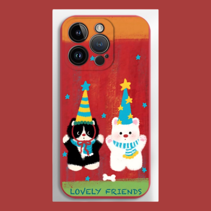 聖誕節液態矽膠全包防摔軟殼-ZUIHANG SHOP