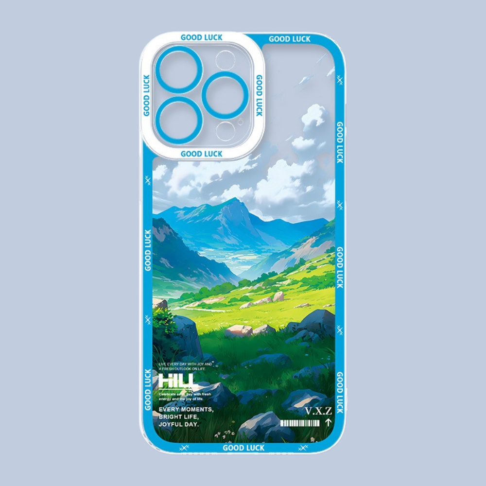 雪山風景天使眼透明防摔軟殼-ZUIHANG SHOP