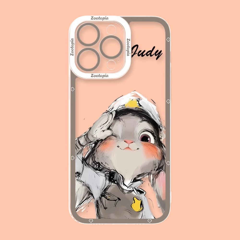 瘋狂動物城天使眼透明防摔軟殼-ZUIHANG SHOP