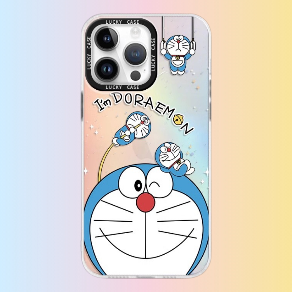 哆啦A夢極光鐳射防摔手機殼-ZUIHANG SHOP