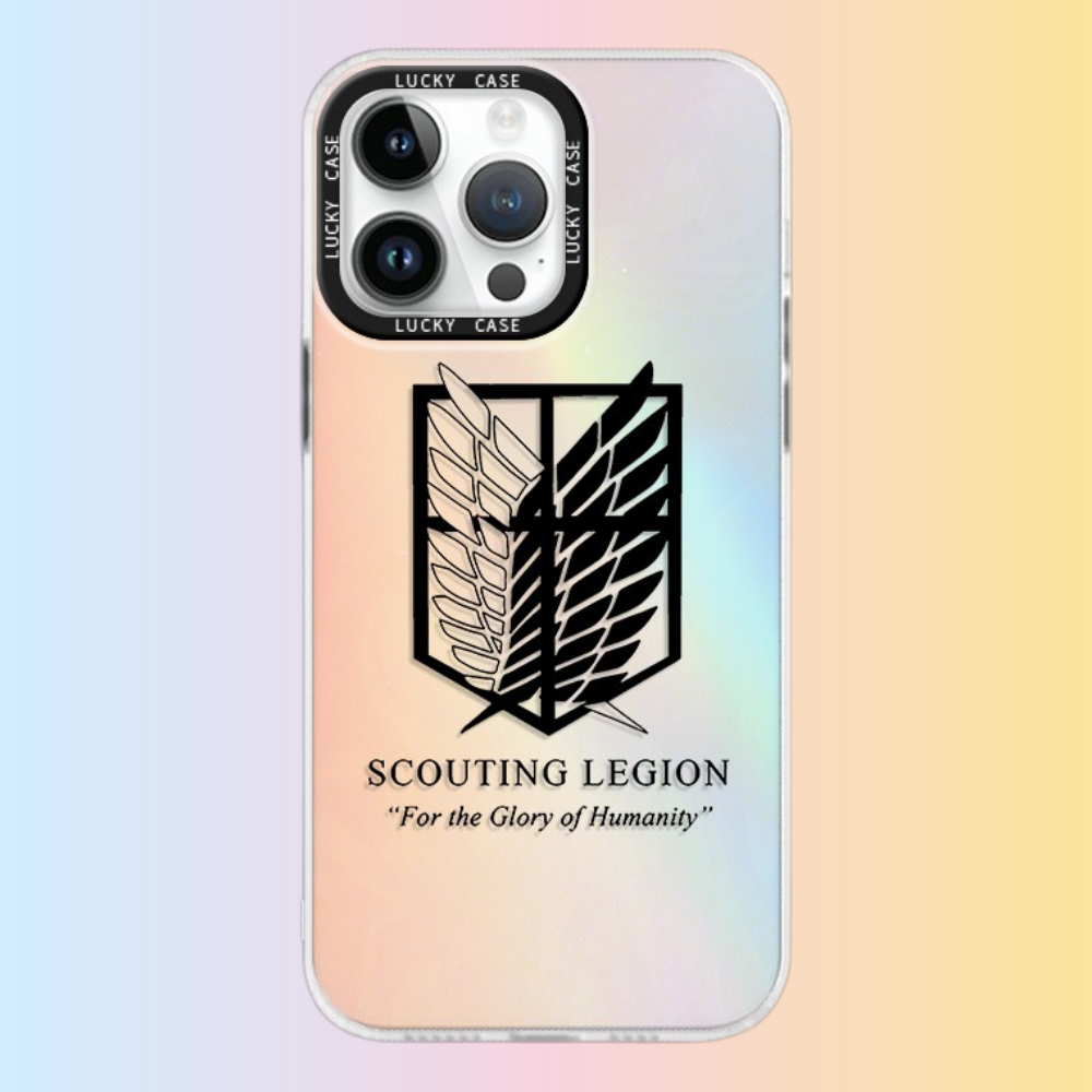 進擊的巨人極光鐳射防摔手機殼-ZUIHANG SHOP