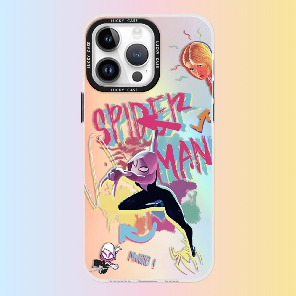 蜘蛛俠極光鐳射防摔手機殼-ZUIHANG SHOP