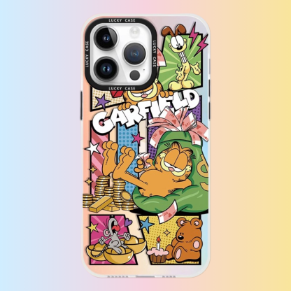 加菲貓極光鐳射防摔手機殼-ZUIHANG SHOP