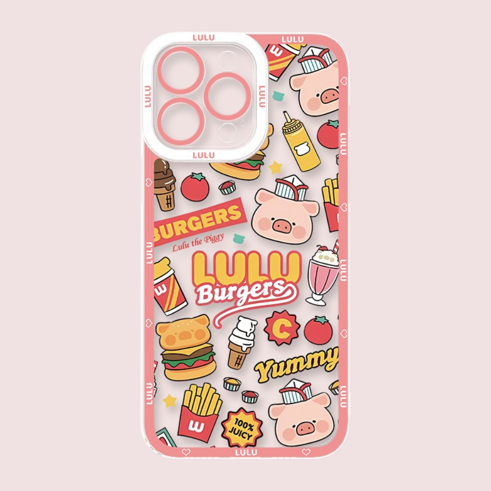 罐頭豬LuLu天使眼透明防摔軟殼-ZUIHANG SHOP