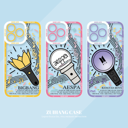 明星應援棒天使眼透明防摔軟殼-ZUIHANG SHOP