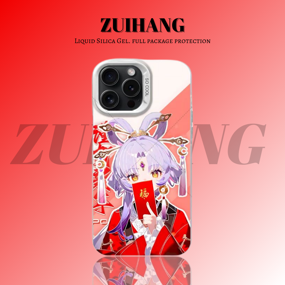 崩壞:星穹鐵道新春彩銀防摔手機殼-ZUIHANG SHOP