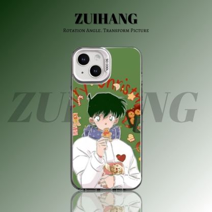 名偵探柯南彩銀線條漸變防摔手機殼-ZUIHANG SHOP