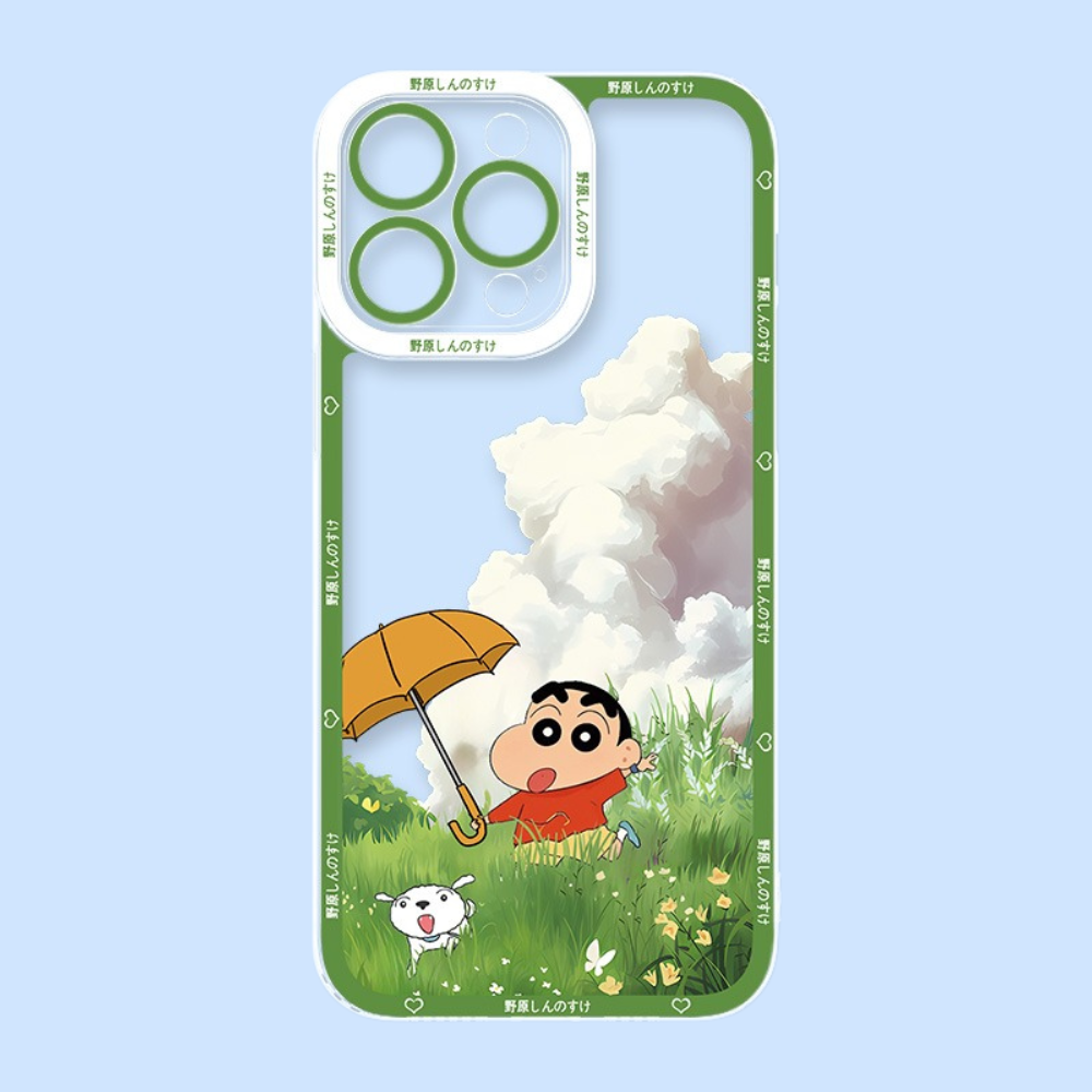 蠟筆小新天使眼透明防摔軟殼