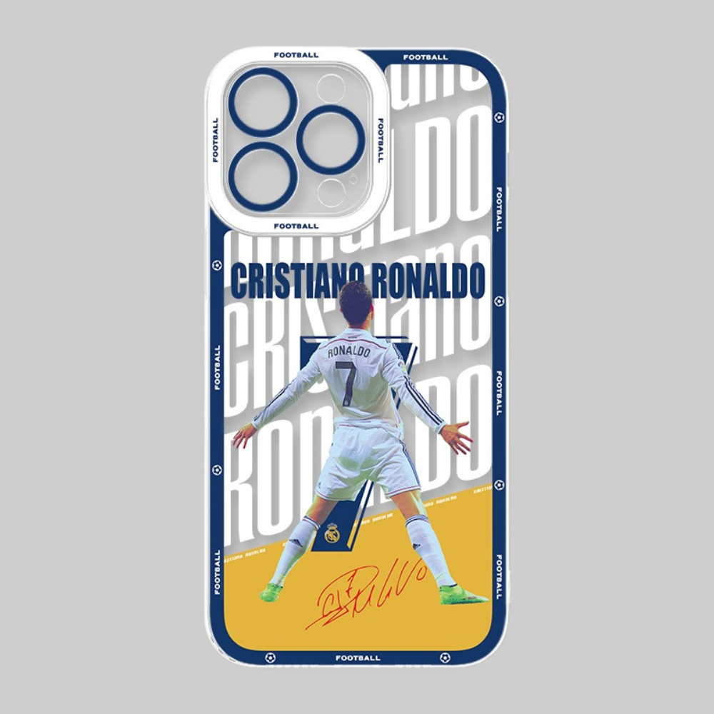 足球明星天使眼透明防摔軟殼-ZUIHANG SHOP