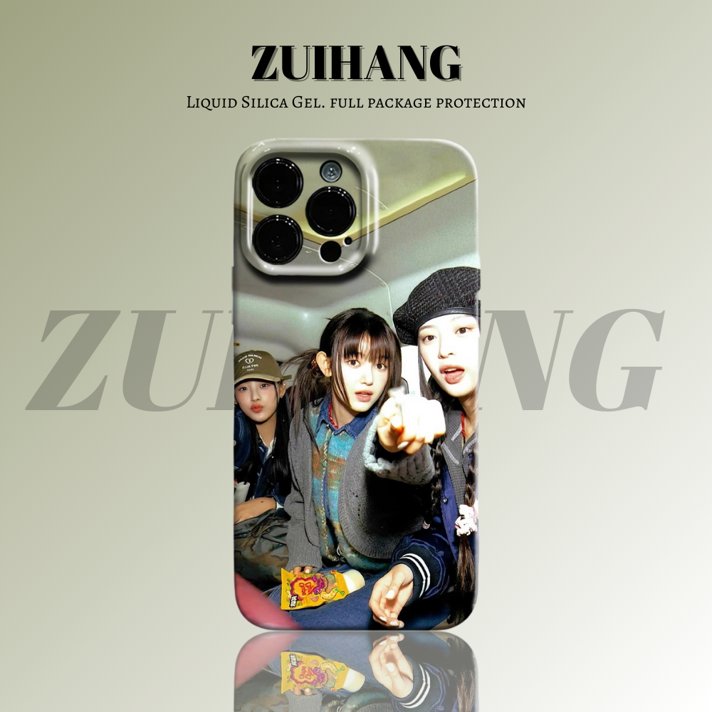 Newjeans高清彩繪全包防摔菲林殼-ZUIHANG SHOP