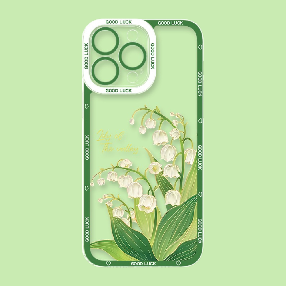 花海油畫天使眼透明防摔軟殼-ZUIHANG SHOP