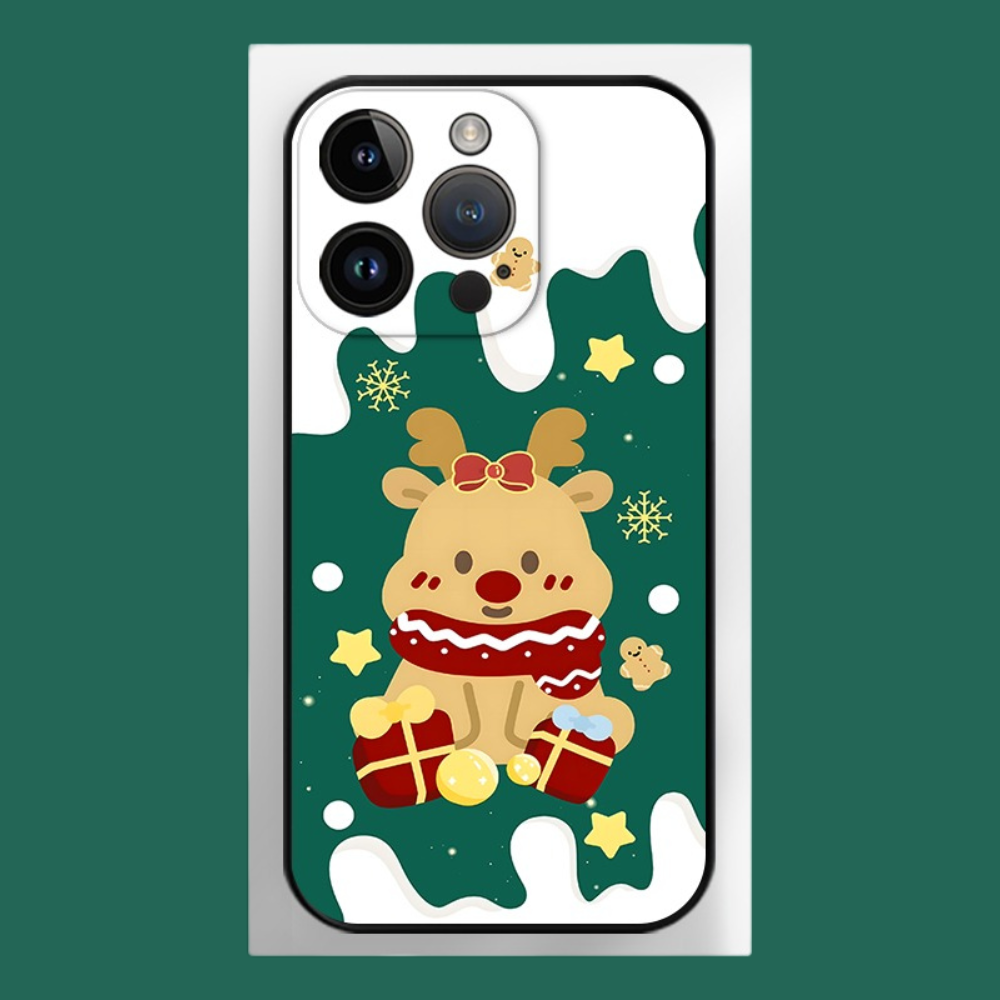 聖誕節液態矽膠全包防摔軟殼-ZUIHANG SHOP