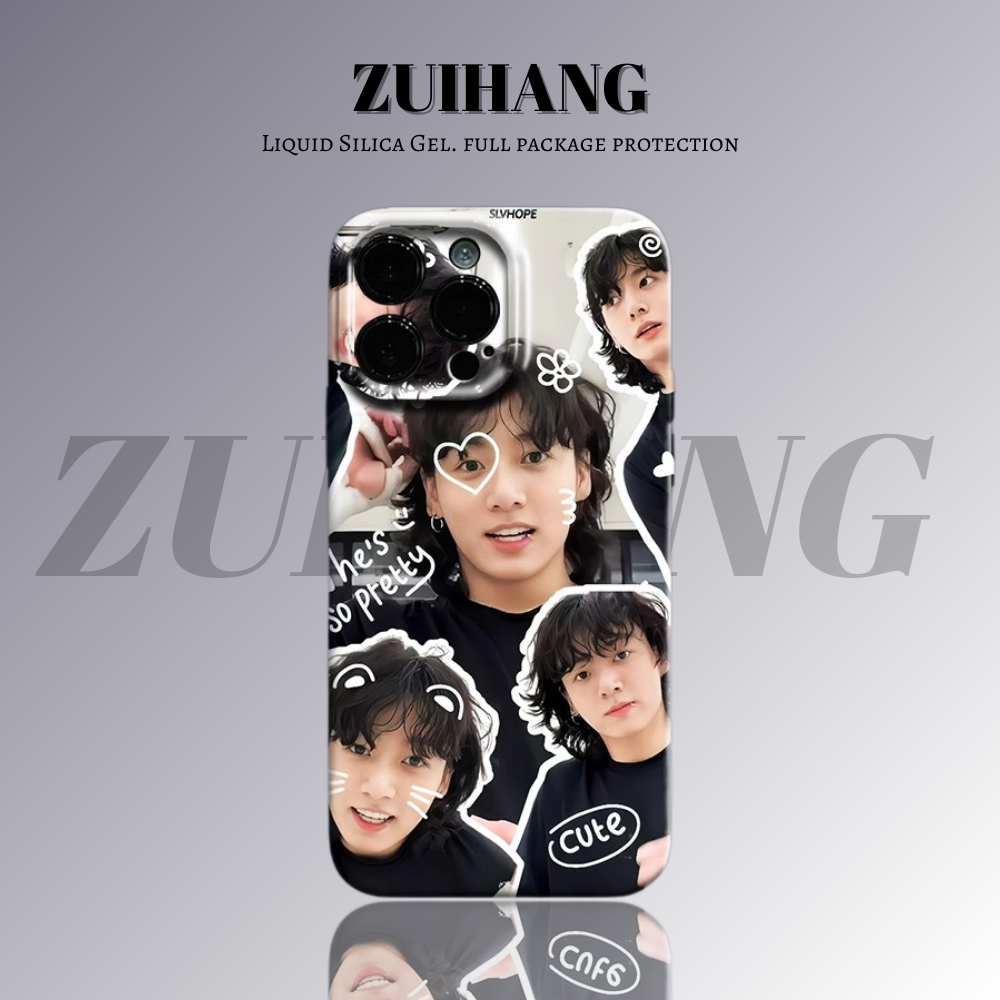 防彈少年團高清彩繪全包防摔菲林殼-ZUIHANG SHOP