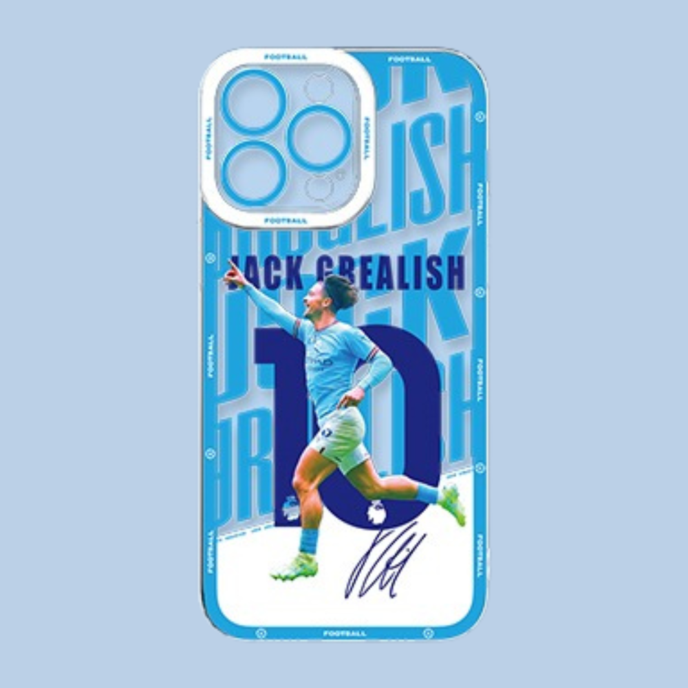 足球明星天使眼透明防摔軟殼-ZUIHANG SHOP