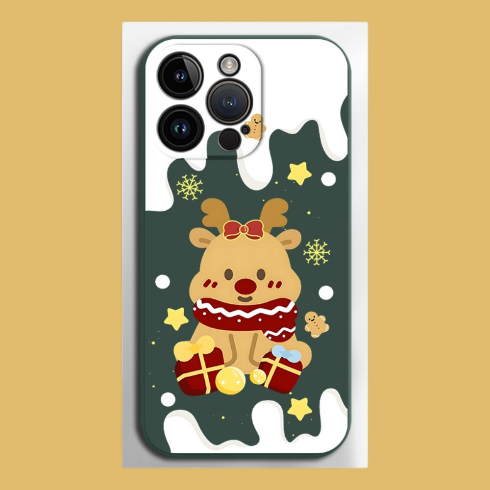 聖誕節液態矽膠全包防摔軟殼-ZUIHANG SHOP