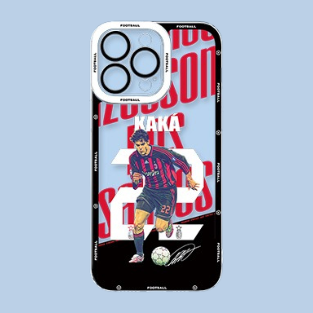 足球明星天使眼透明防摔軟殼-ZUIHANG SHOP