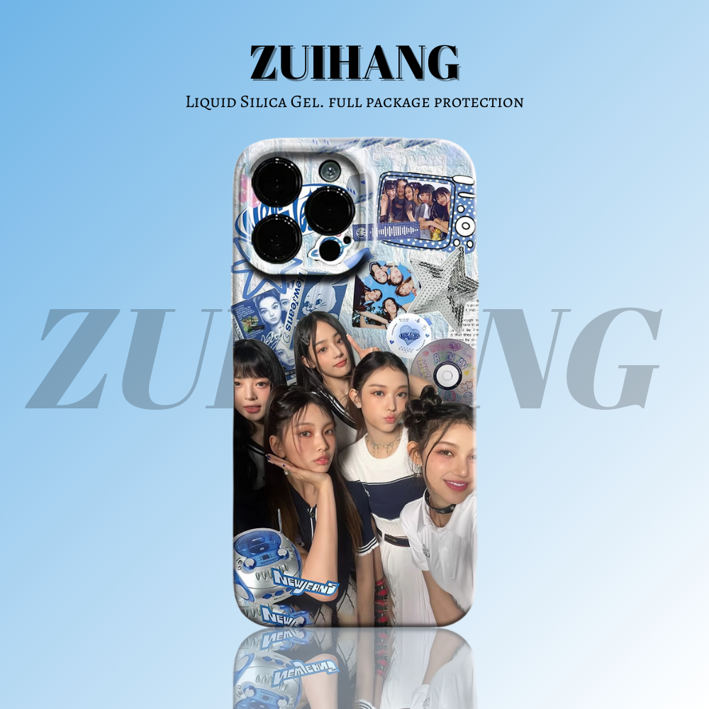 Newjeans高清彩繪全包防摔菲林殼-ZUIHANG SHOP