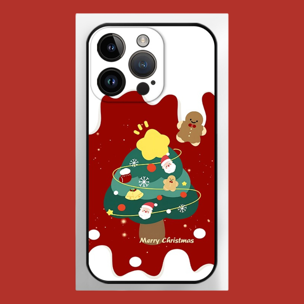 聖誕節液態矽膠全包防摔軟殼-ZUIHANG SHOP