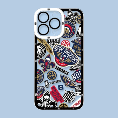 NBA隊徽天使眼透明防摔軟殼-ZUIHANG SHOP