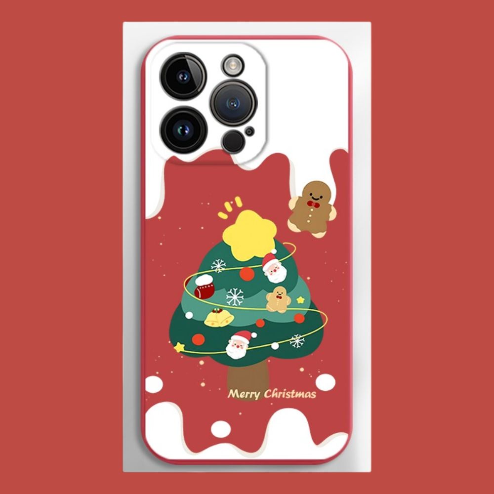 聖誕節液態矽膠全包防摔軟殼-ZUIHANG SHOP