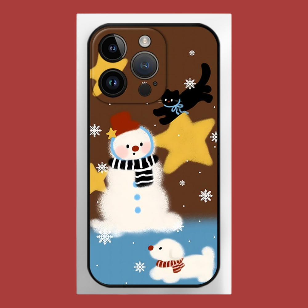 聖誕節液態矽膠全包防摔軟殼-ZUIHANG SHOP