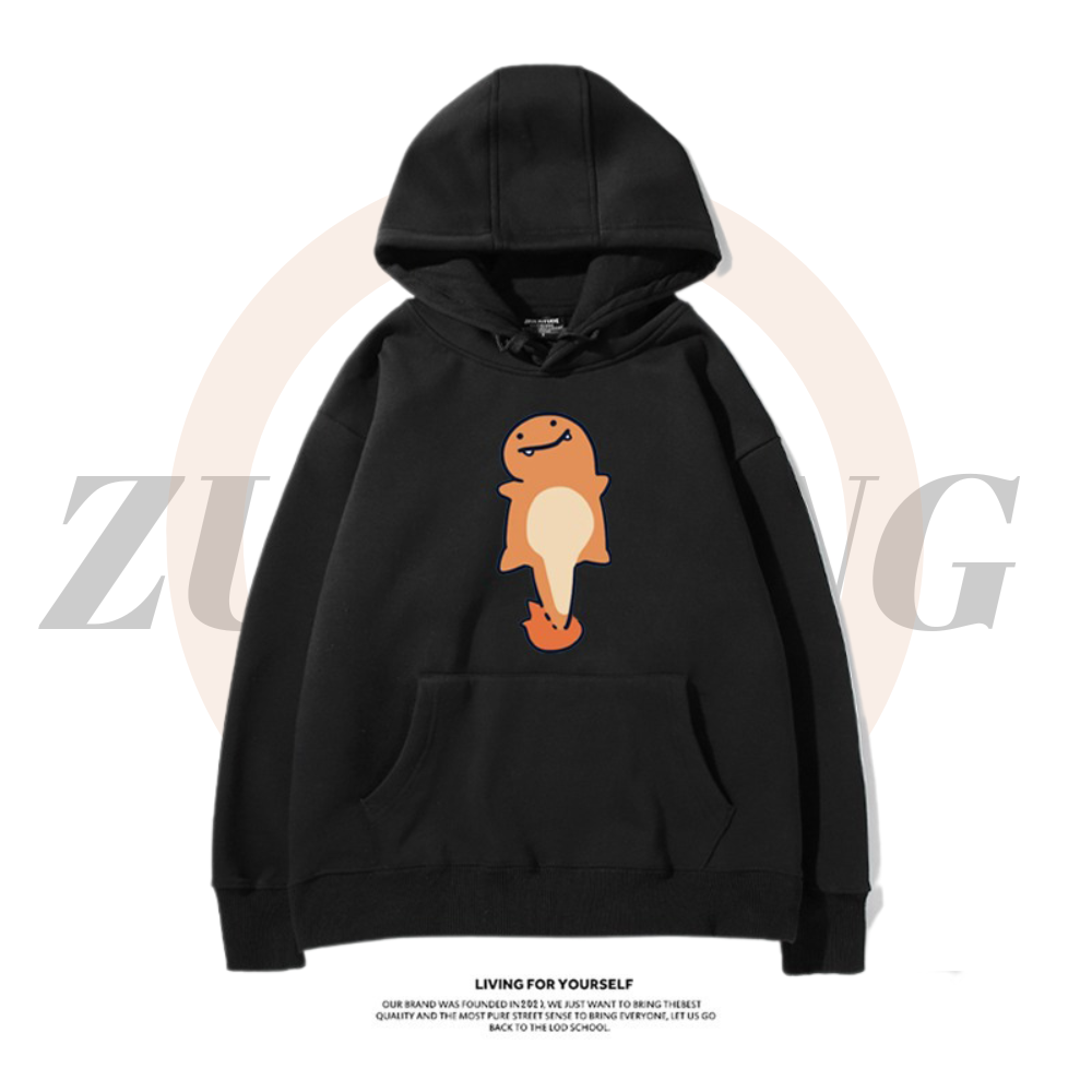 神奇寶貝新款 親子情侶 秋冬款 寬鬆連帽T-ZUIHANG