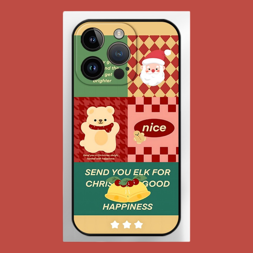 聖誕節液態矽膠全包防摔軟殼-ZUIHANG SHOP