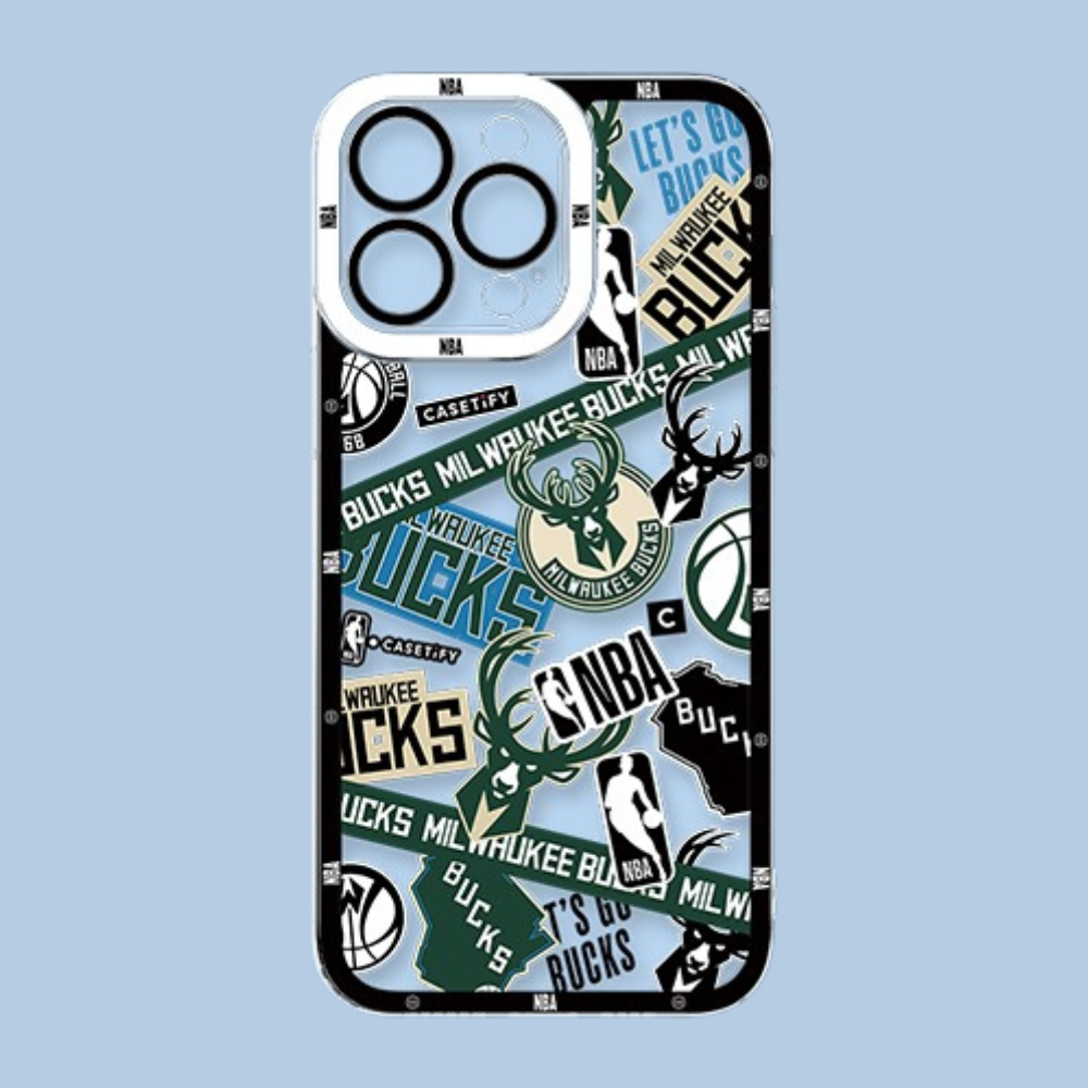 NBA隊徽天使眼透明防摔軟殼-ZUIHANG SHOP