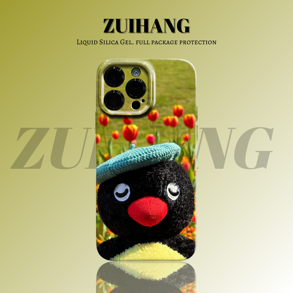 Pingu高清彩繪全包防摔菲林殼-ZUIHANG SHOP