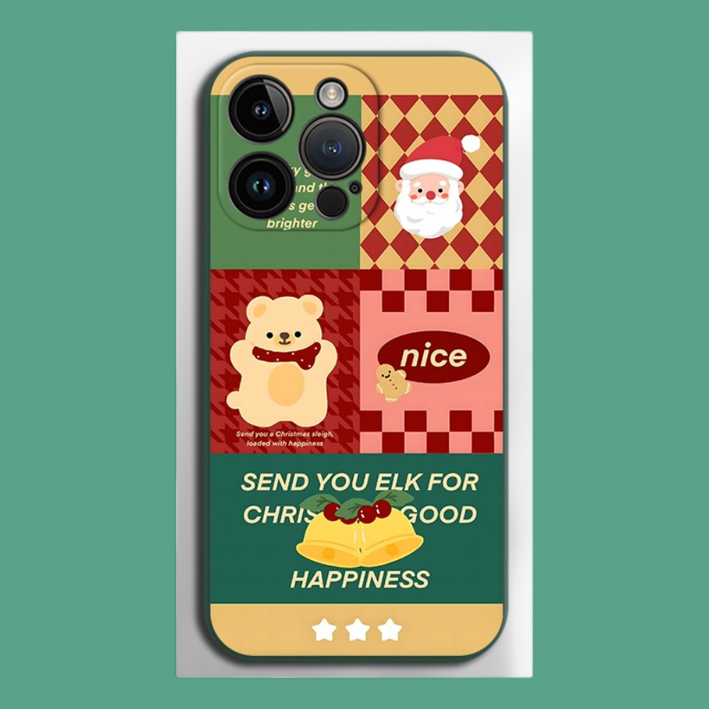 聖誕節液態矽膠全包防摔軟殼-ZUIHANG SHOP