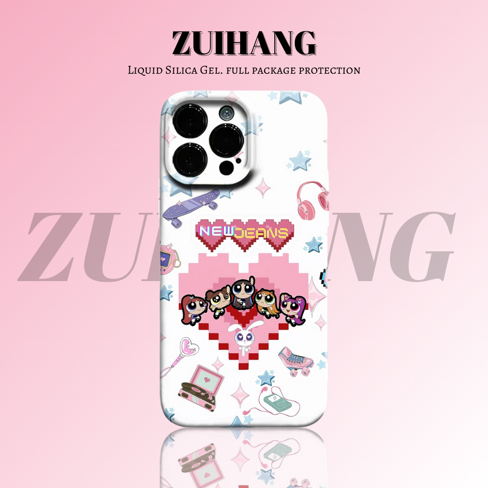 Newjeans高清彩繪全包防摔菲林殼-ZUIHANG SHOP