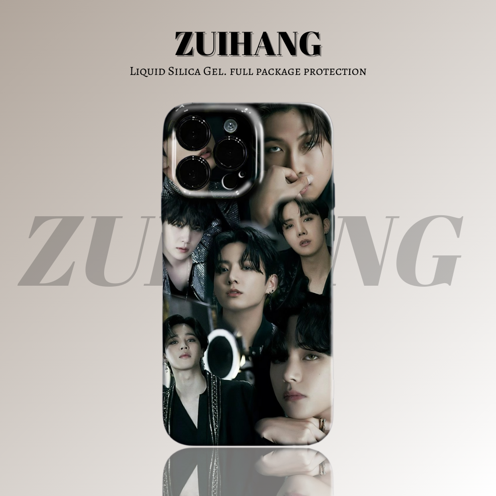 防彈少年團高清彩繪全包防摔菲林殼-ZUIHANG SHOP