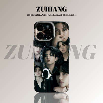 防彈少年團高清彩繪全包防摔菲林殼-ZUIHANG SHOP