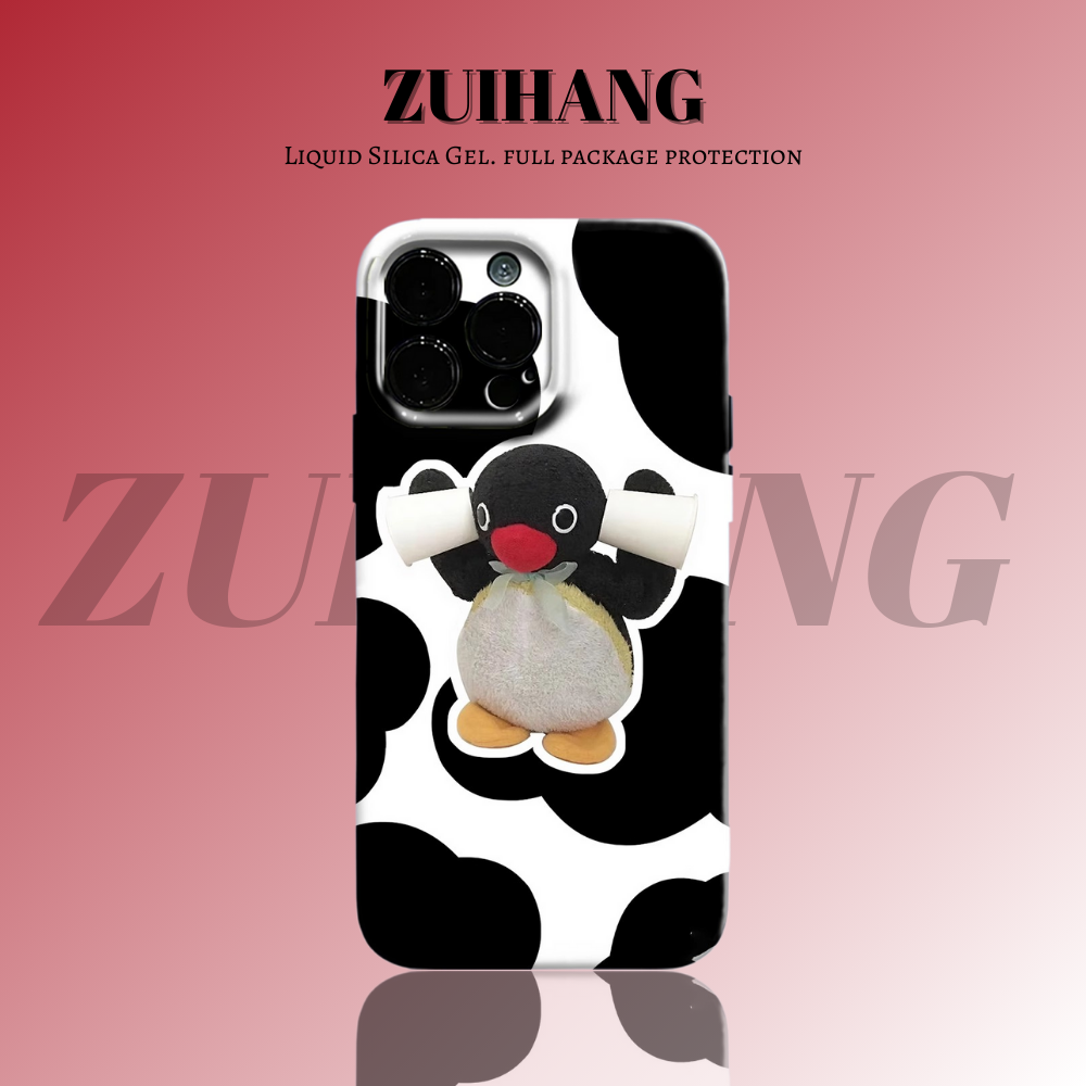 Pingu高清彩繪全包防摔菲林殼-ZUIHANG SHOP