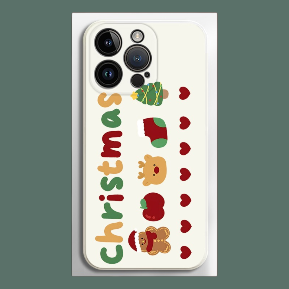 聖誕節液態矽膠全包防摔軟殼-ZUIHANG SHOP