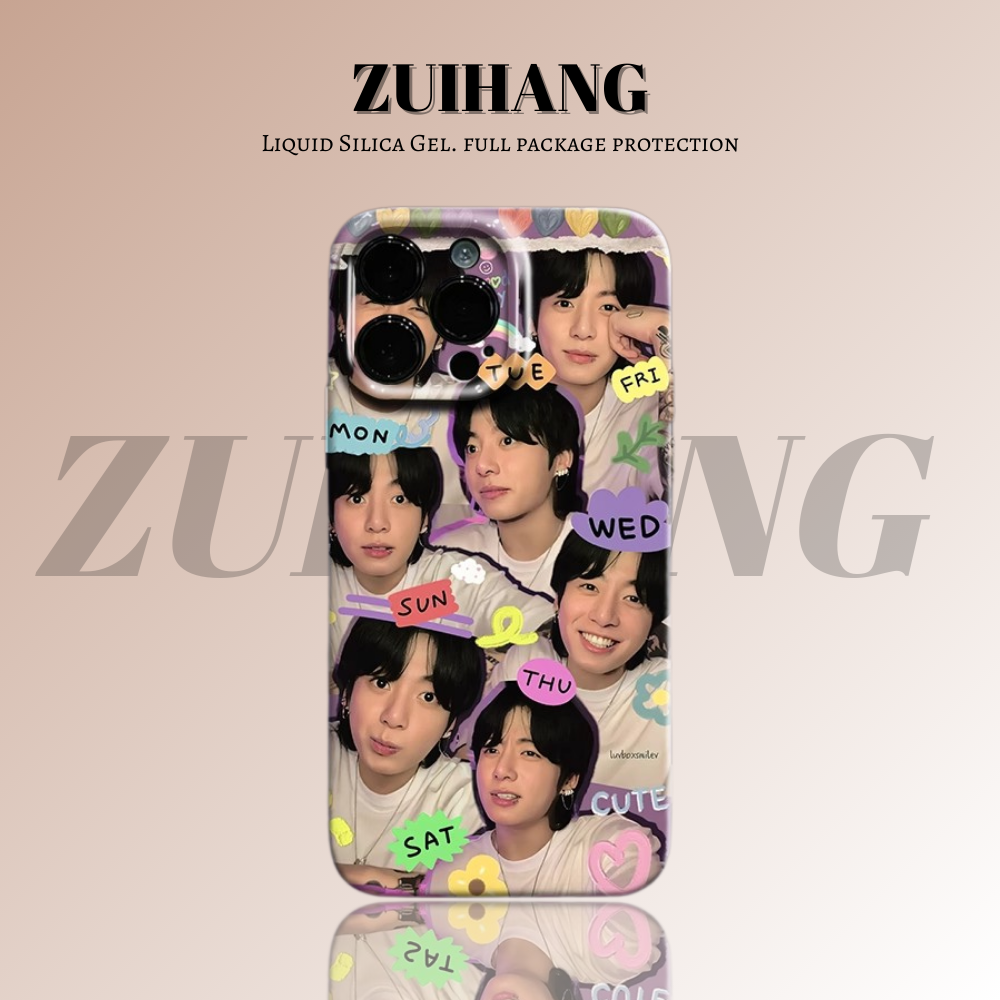 防彈少年團高清彩繪全包防摔菲林殼-ZUIHANG SHOP