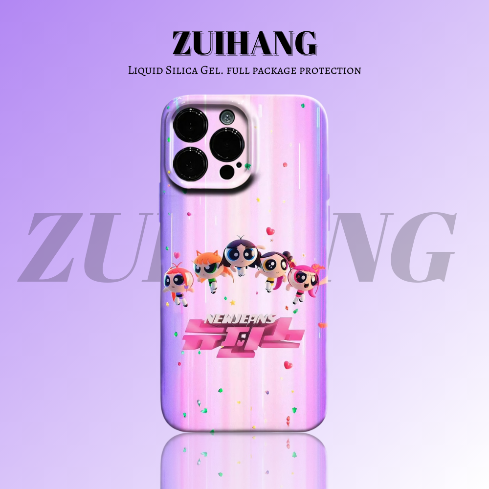 Newjeans高清彩繪全包防摔菲林殼-ZUIHANG SHOP