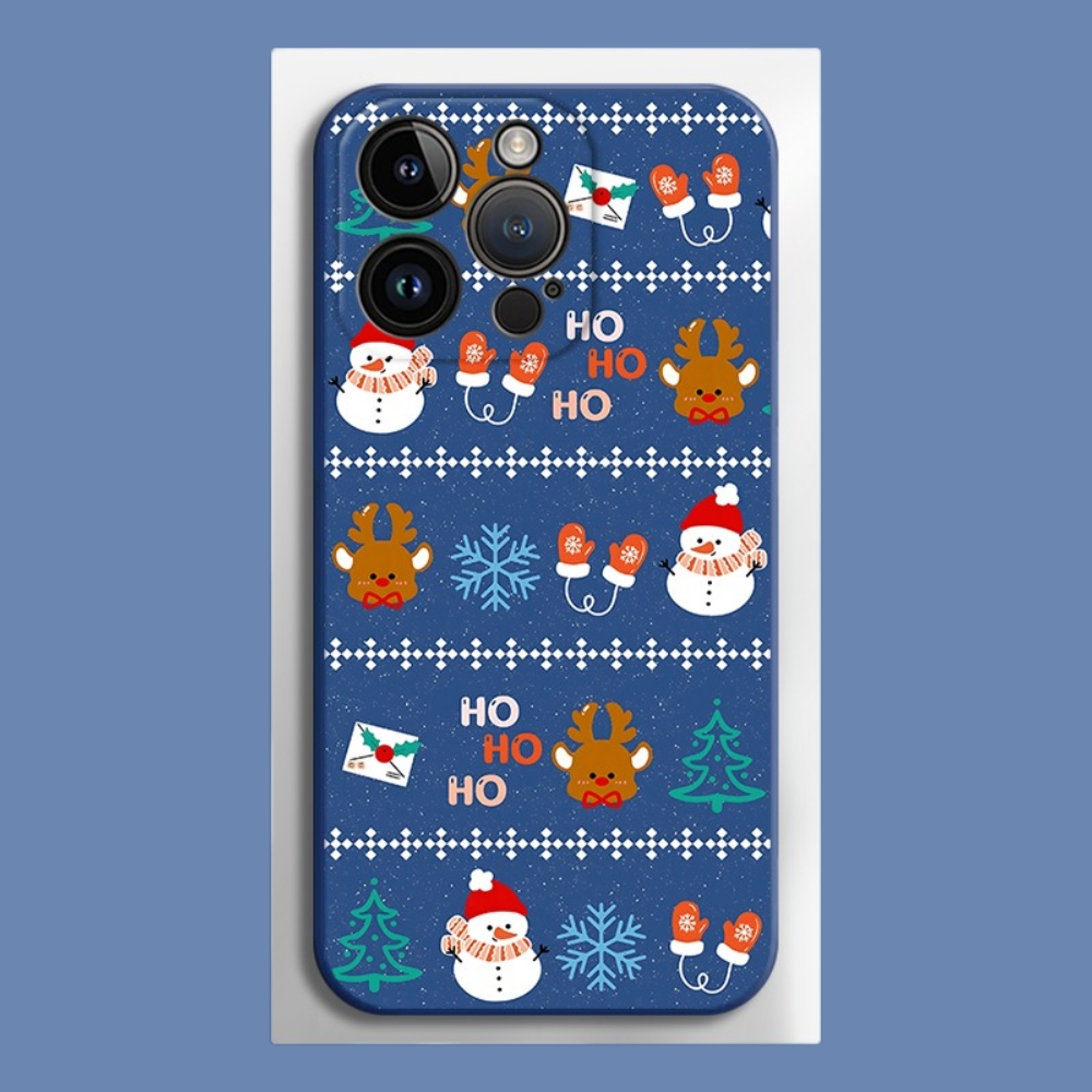 聖誕節液態矽膠全包防摔軟殼-ZUIHANG SHOP