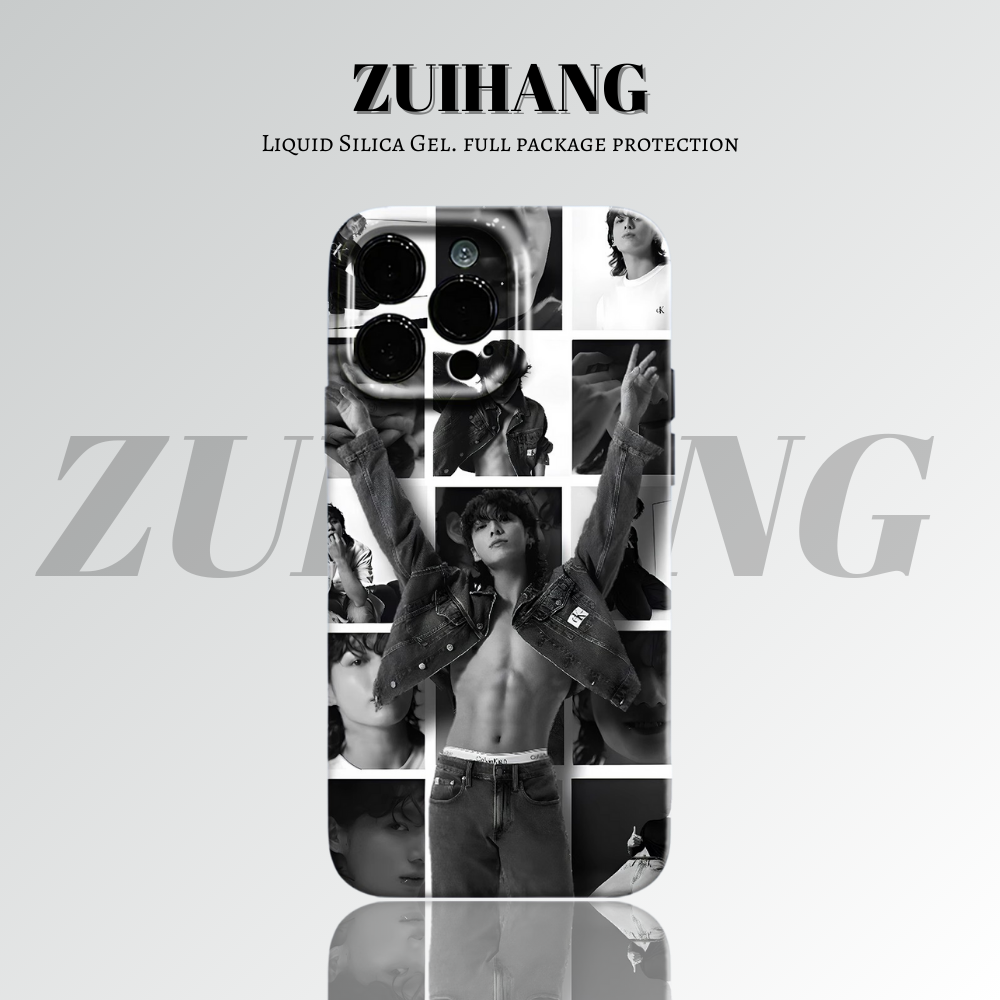 防彈少年團高清彩繪全包防摔菲林殼-ZUIHANG SHOP