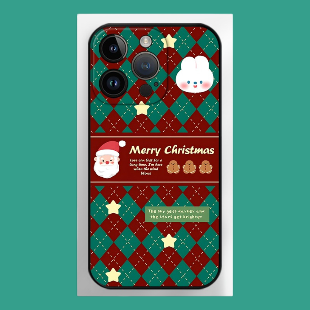 聖誕節液態矽膠全包防摔軟殼-ZUIHANG SHOP